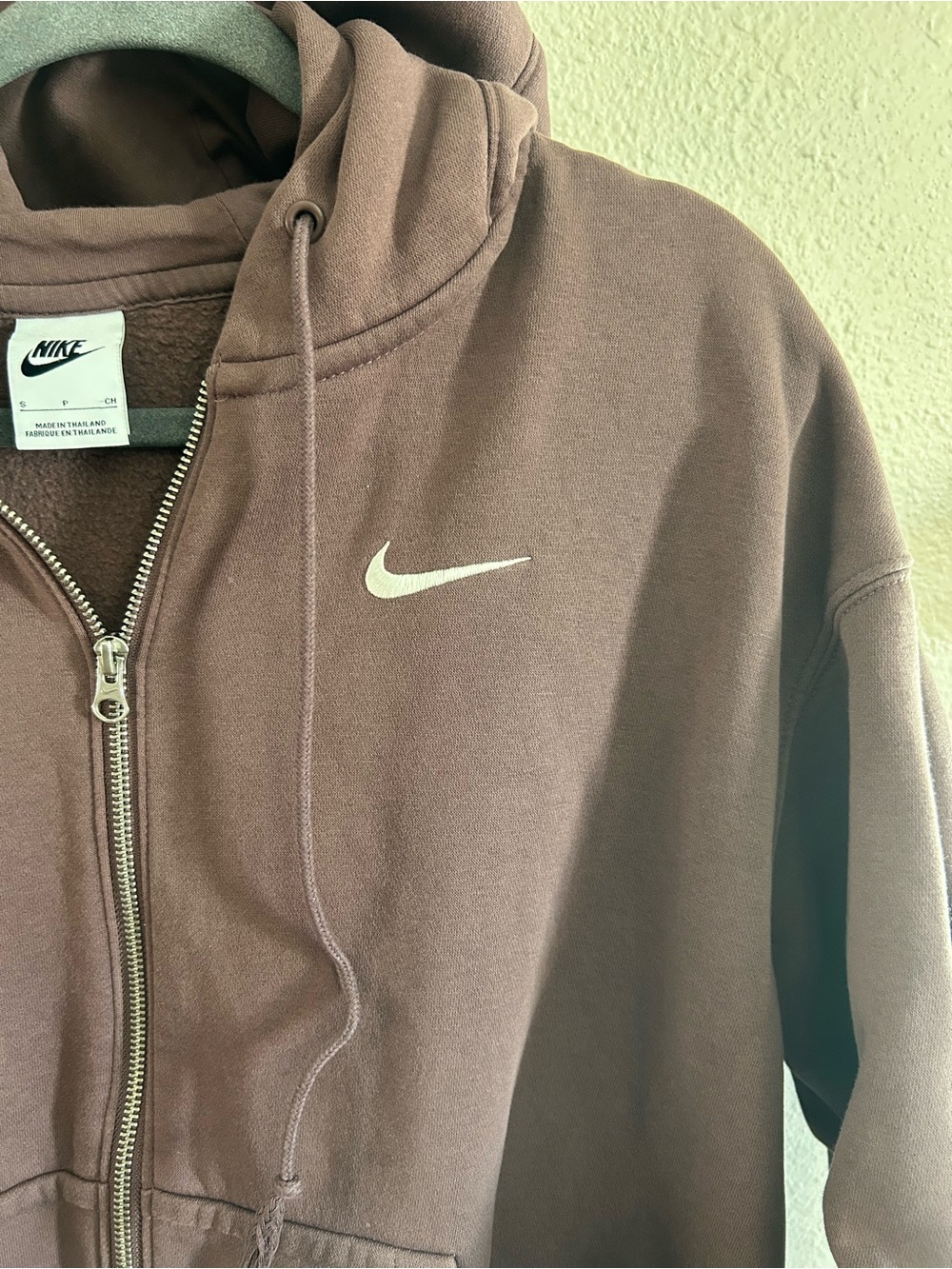 Nike Phoenix Fleece Oversized Zip Up Hoodie Sweatshirt Womens S - Picture 4 of 9